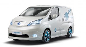 Nissan Starts Field Testing 100% Electric Compact Van, e-NV200